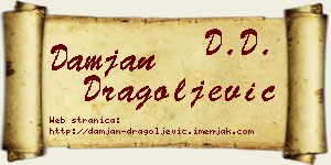 Damjan Dragoljević vizit kartica